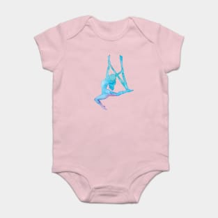 Aerial Yoga Girl Baby Bodysuit